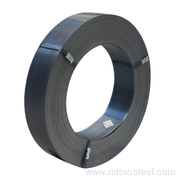 Heat treated steel strips for saw blade